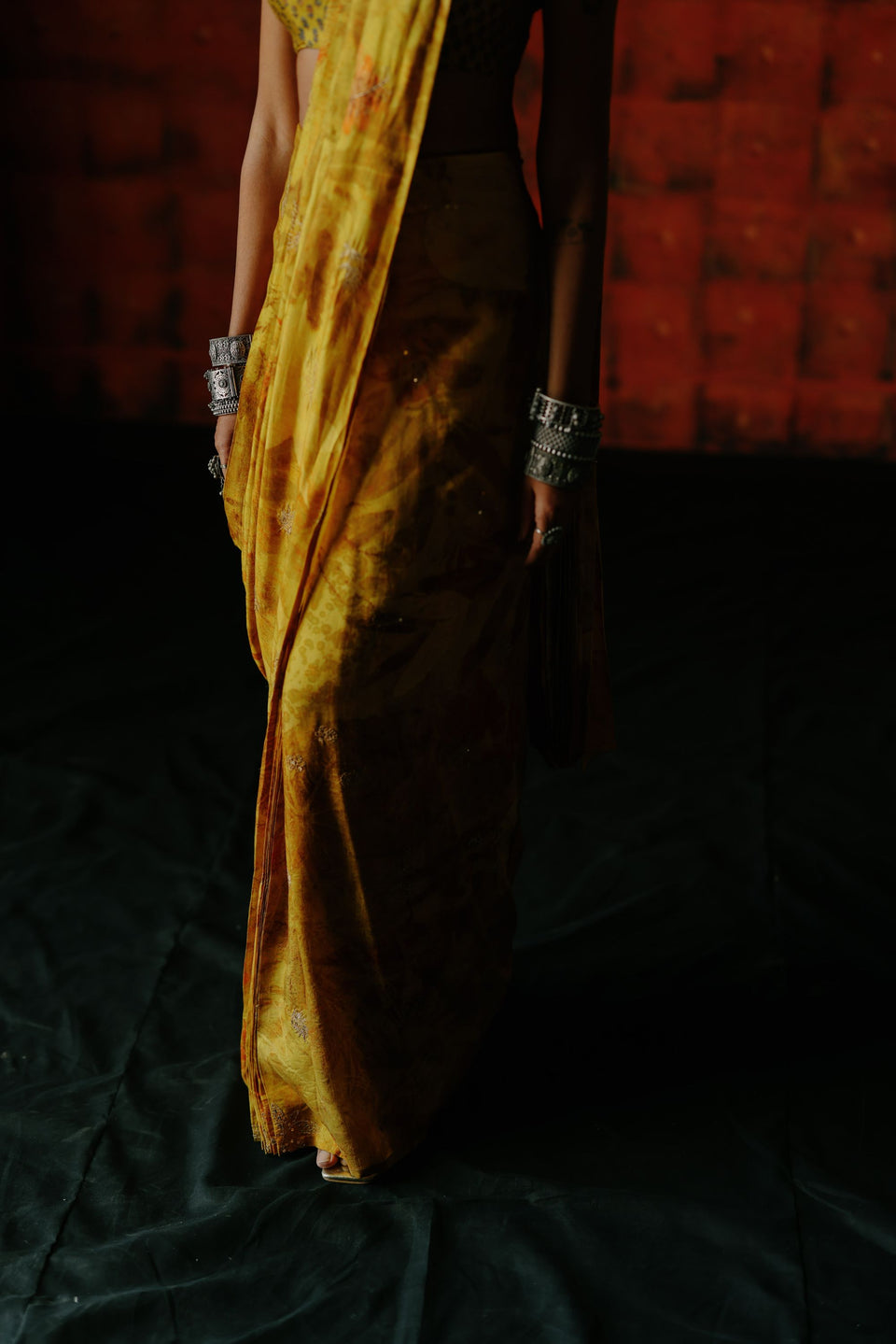 Amber Pre Draped Saree - MARKET