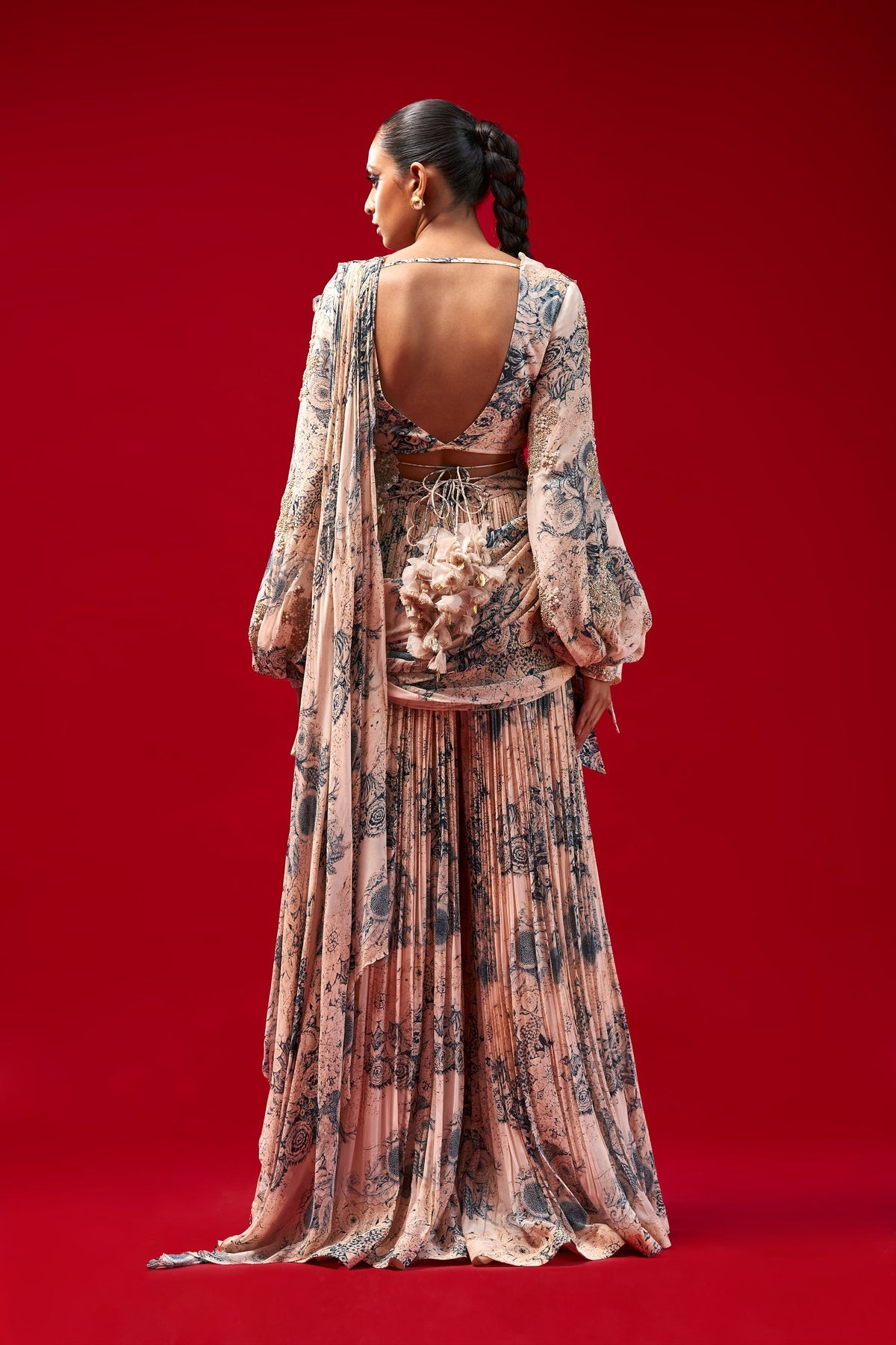 Blossom Palazzo Saree - MARKET