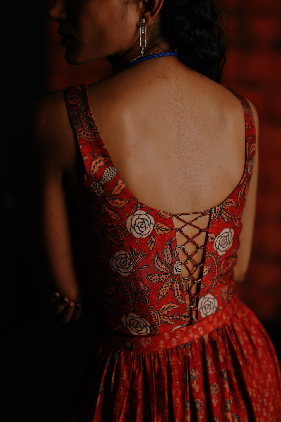 Brick Red Skirt Co-Ord Set - MARKET