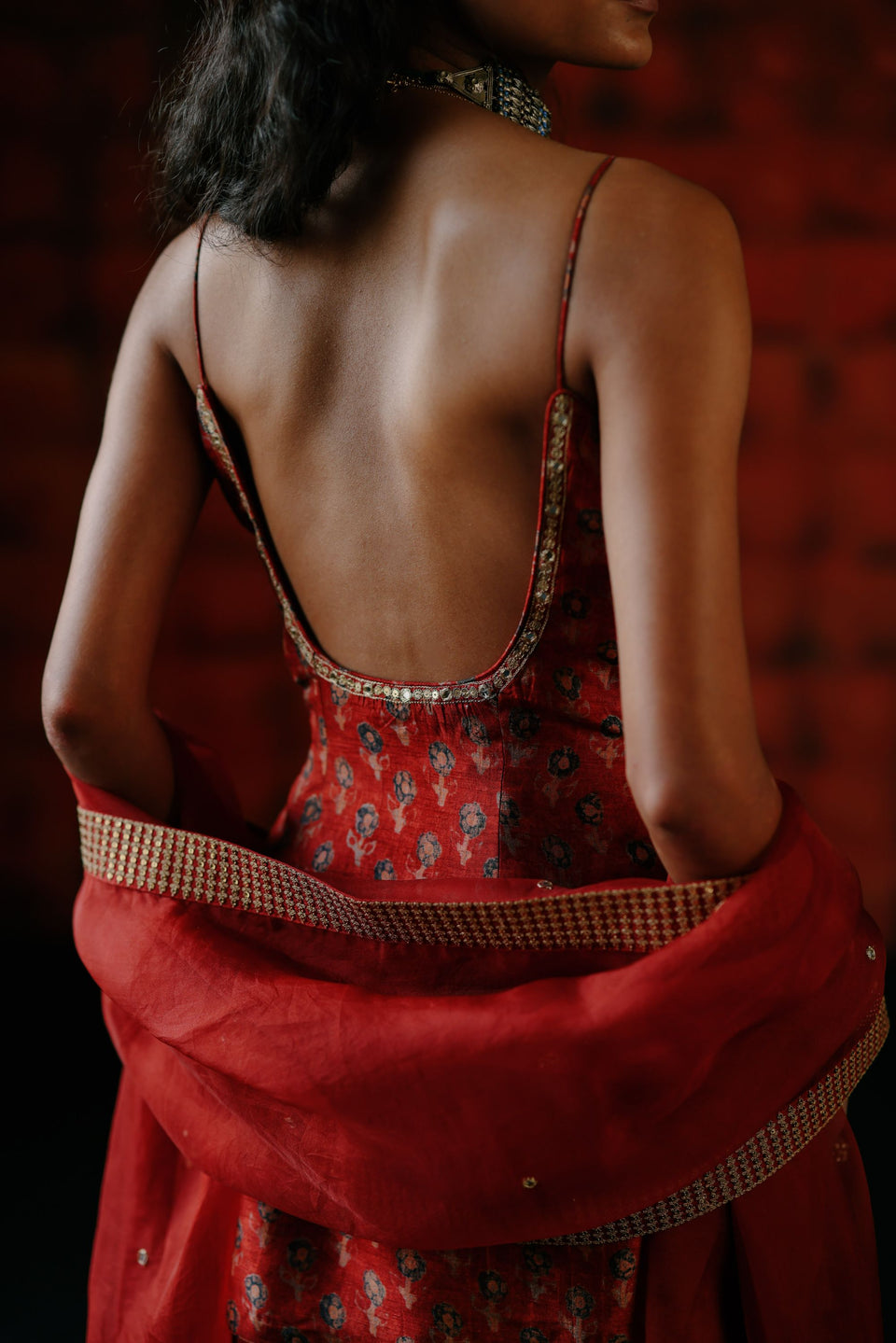 Brick Red Tunic Set - MARKET