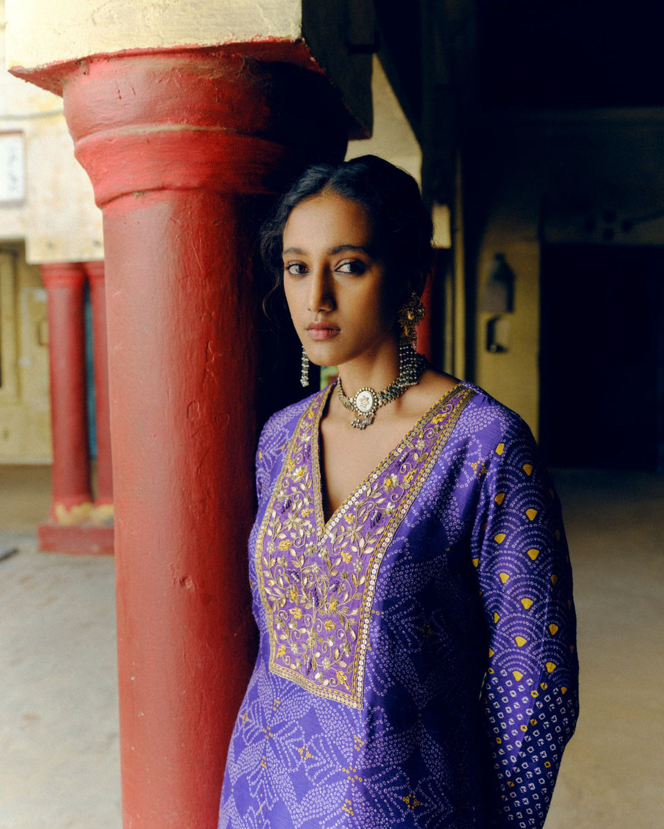 Iris Purple Co-Ord Set - MARKET