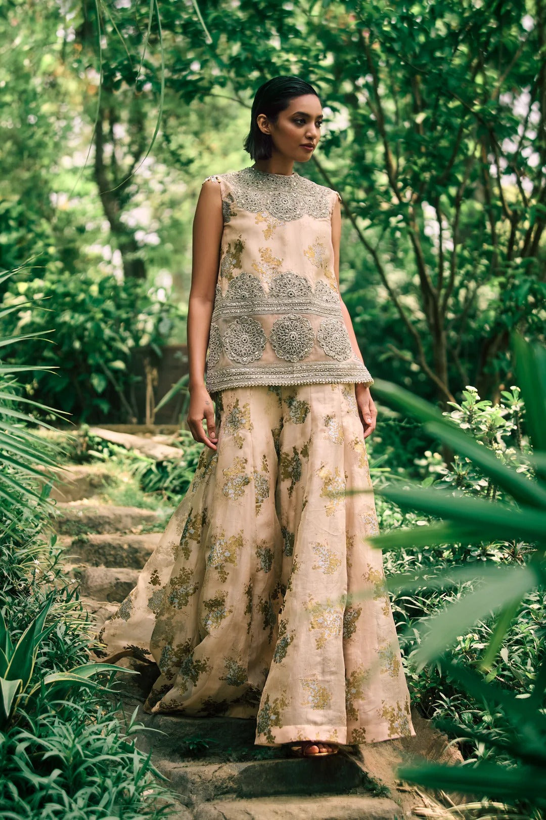 Dusty Pink Sylvia Kurti Set - MARKET