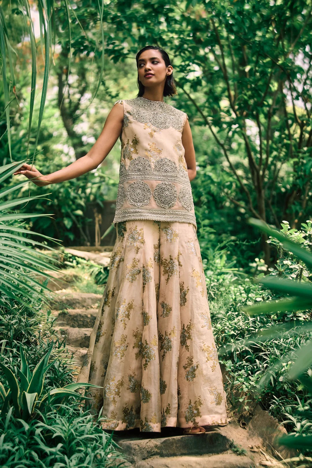 Dusty Pink Sylvia Kurti Set - MARKET