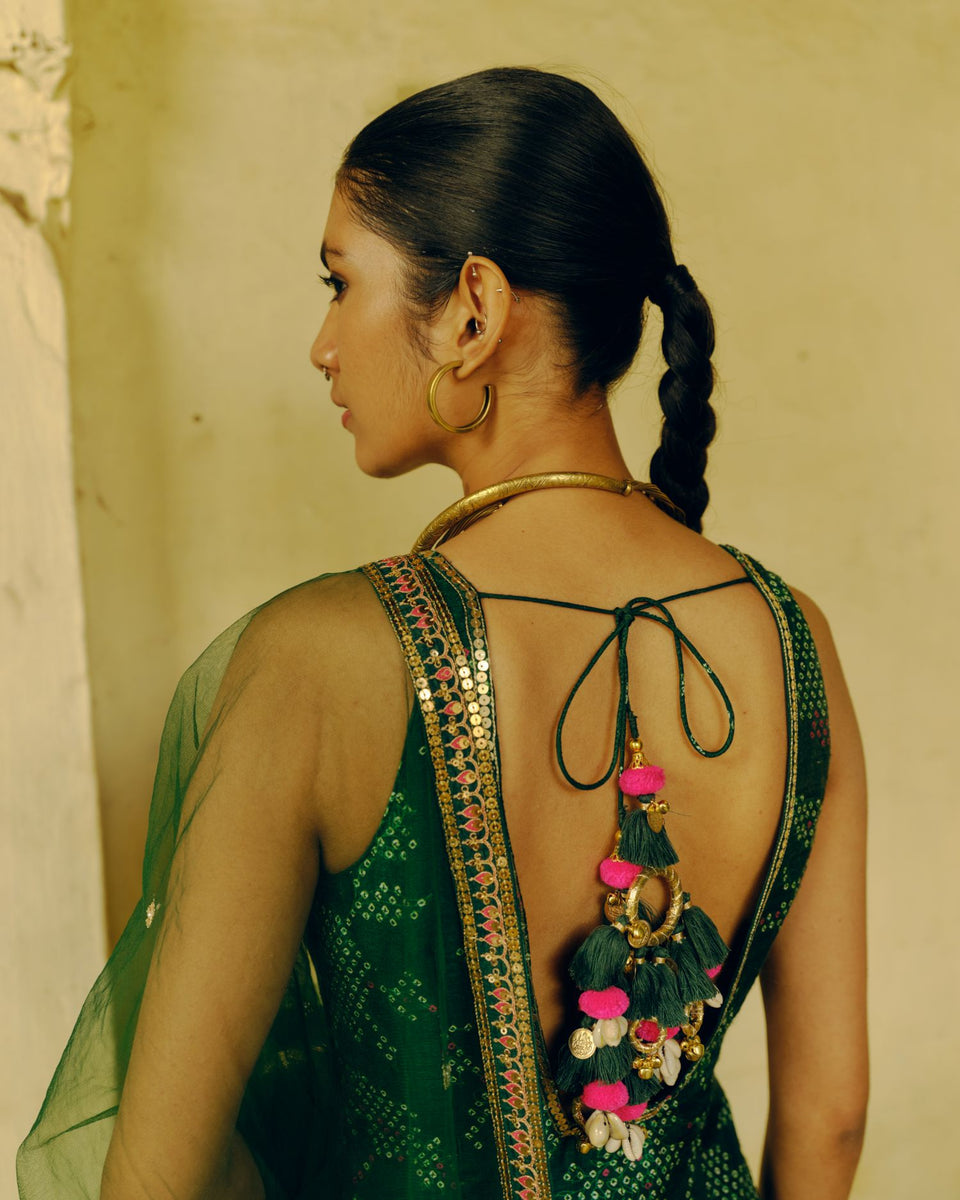 Emerald Green Sharara Set - MARKET