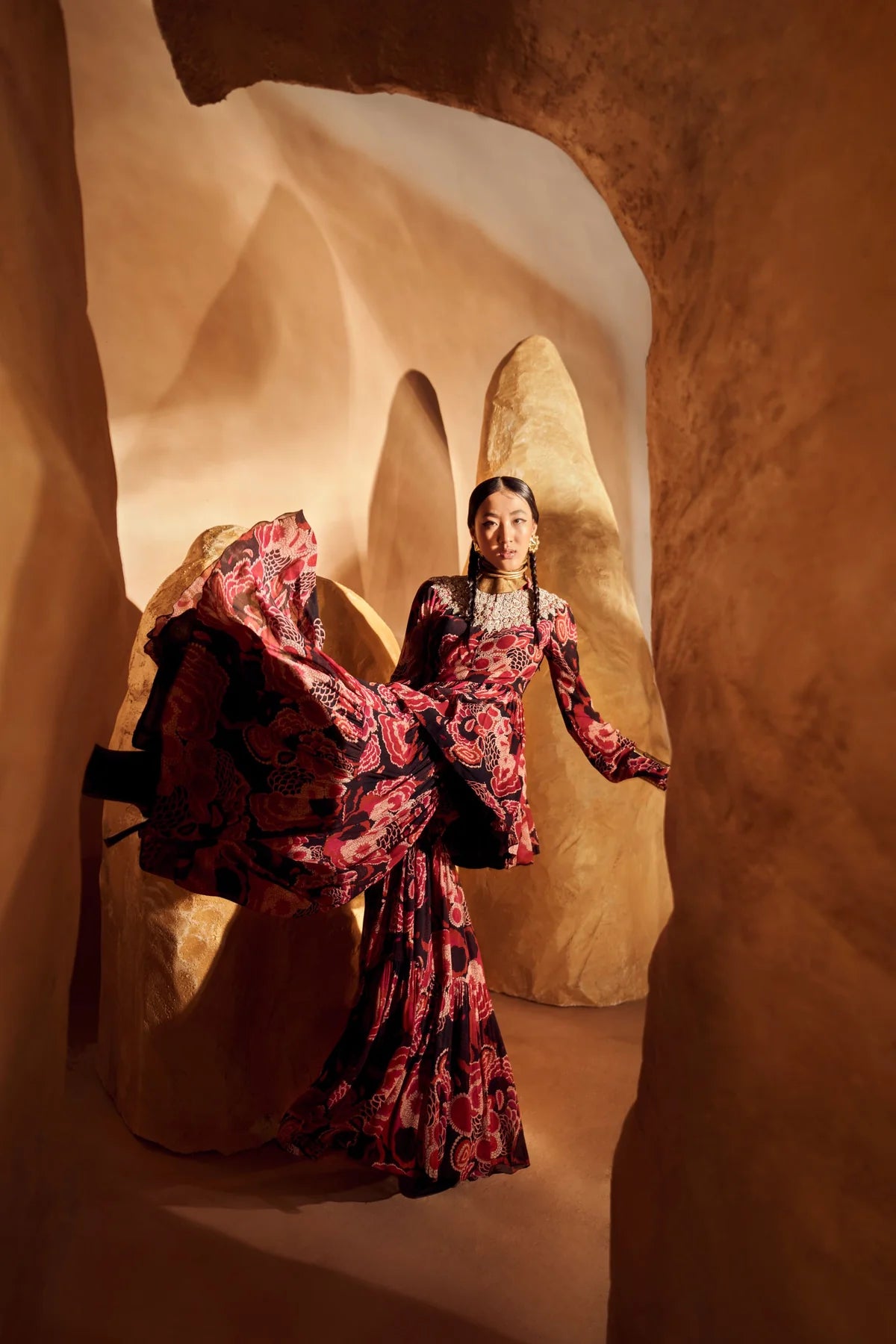 Gulbahar Peplum & Sharara Set - MARKET