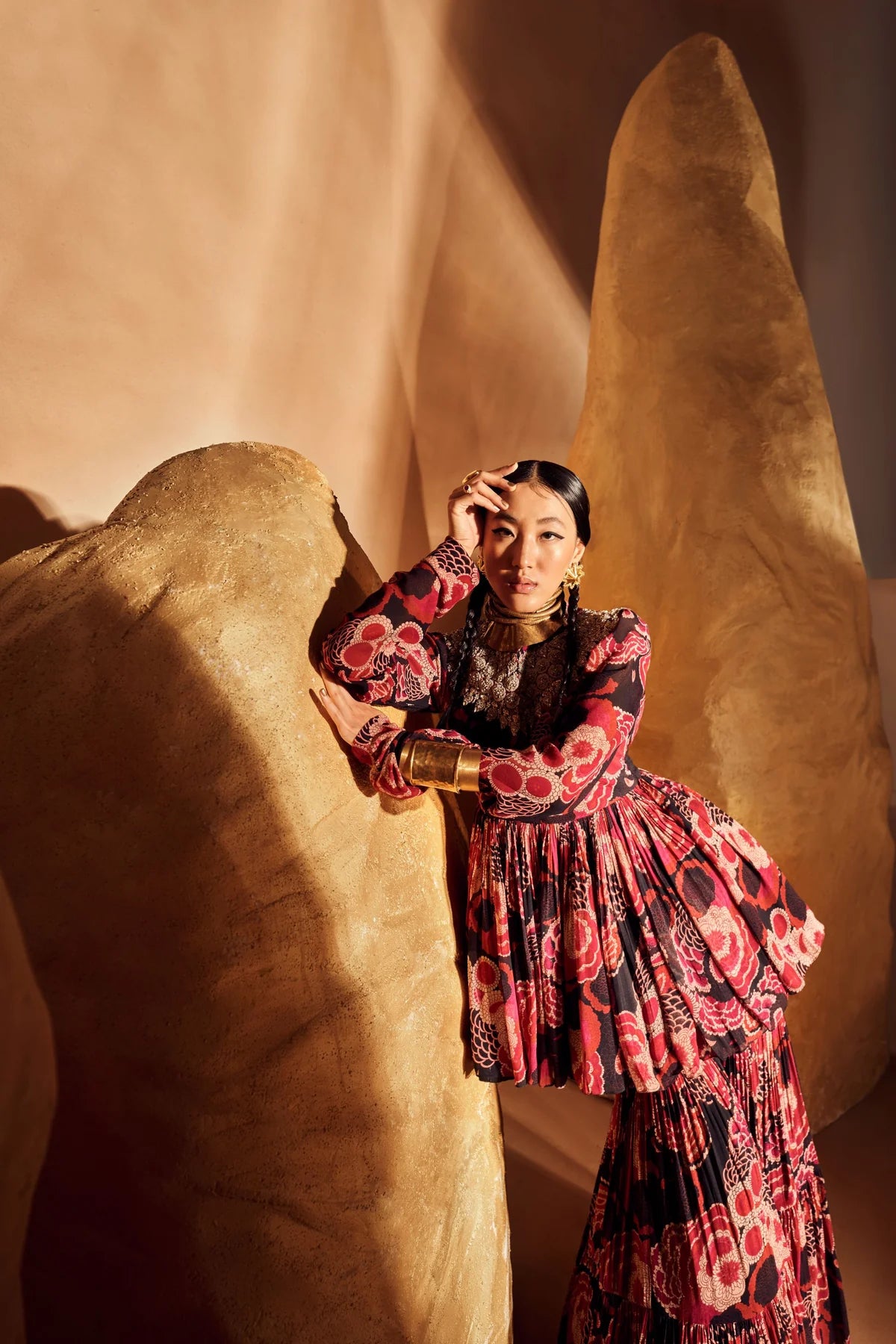 Gulbahar Peplum & Sharara Set - MARKET