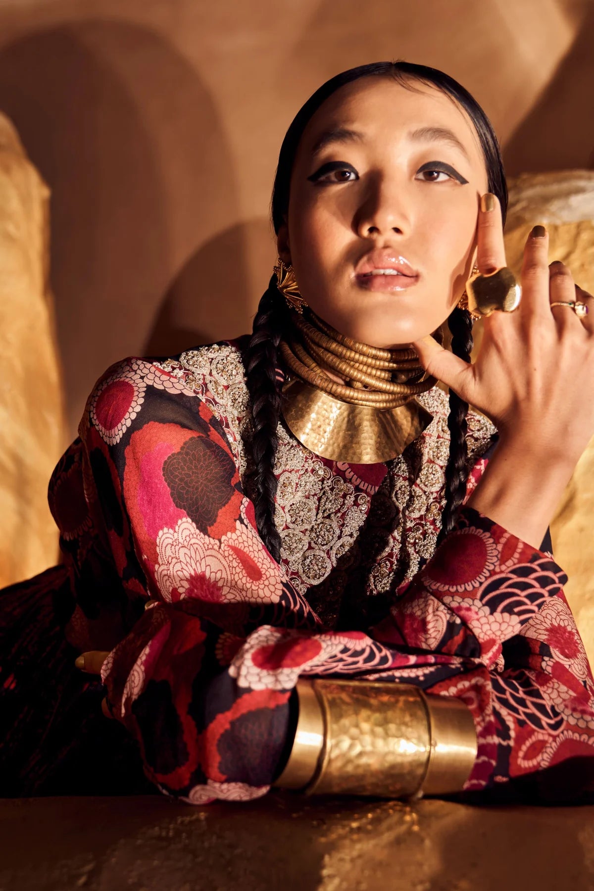 Gulbahar Peplum & Sharara Set - MARKET