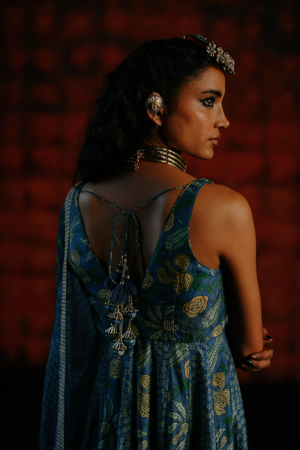 Indigo Anarkali - MARKET