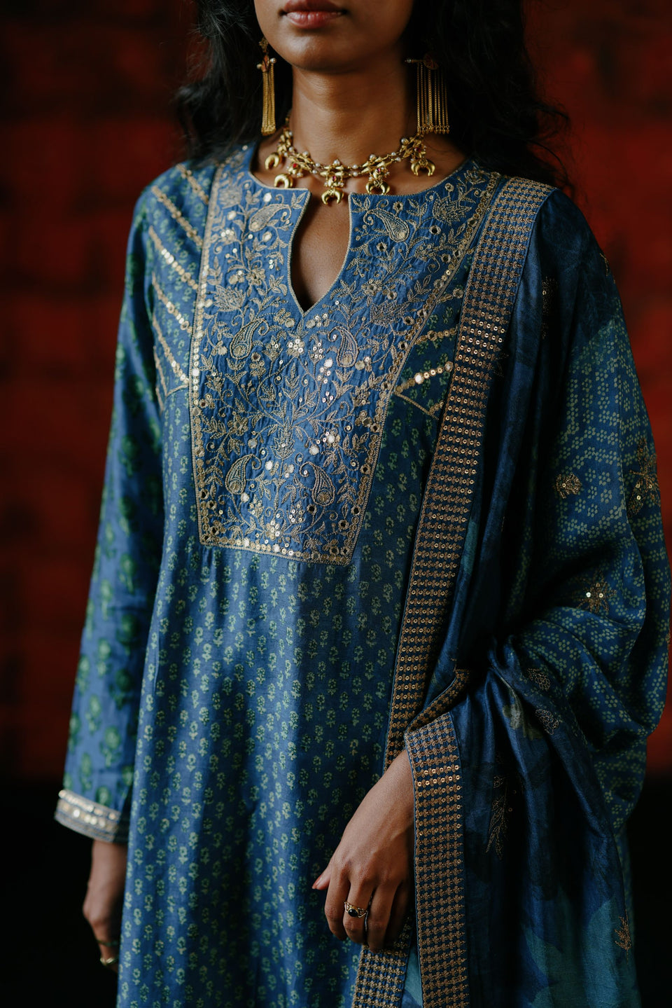 Indigo Kurta - MARKET