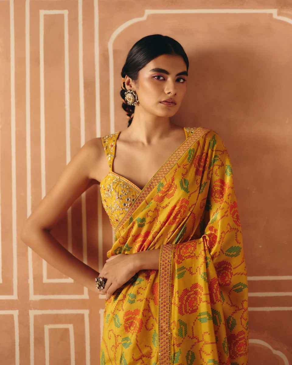 Marigold Saree - MARKET