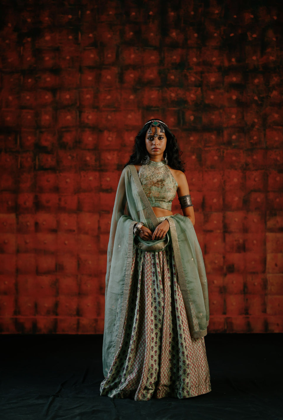 Mint Lehenga - MARKET