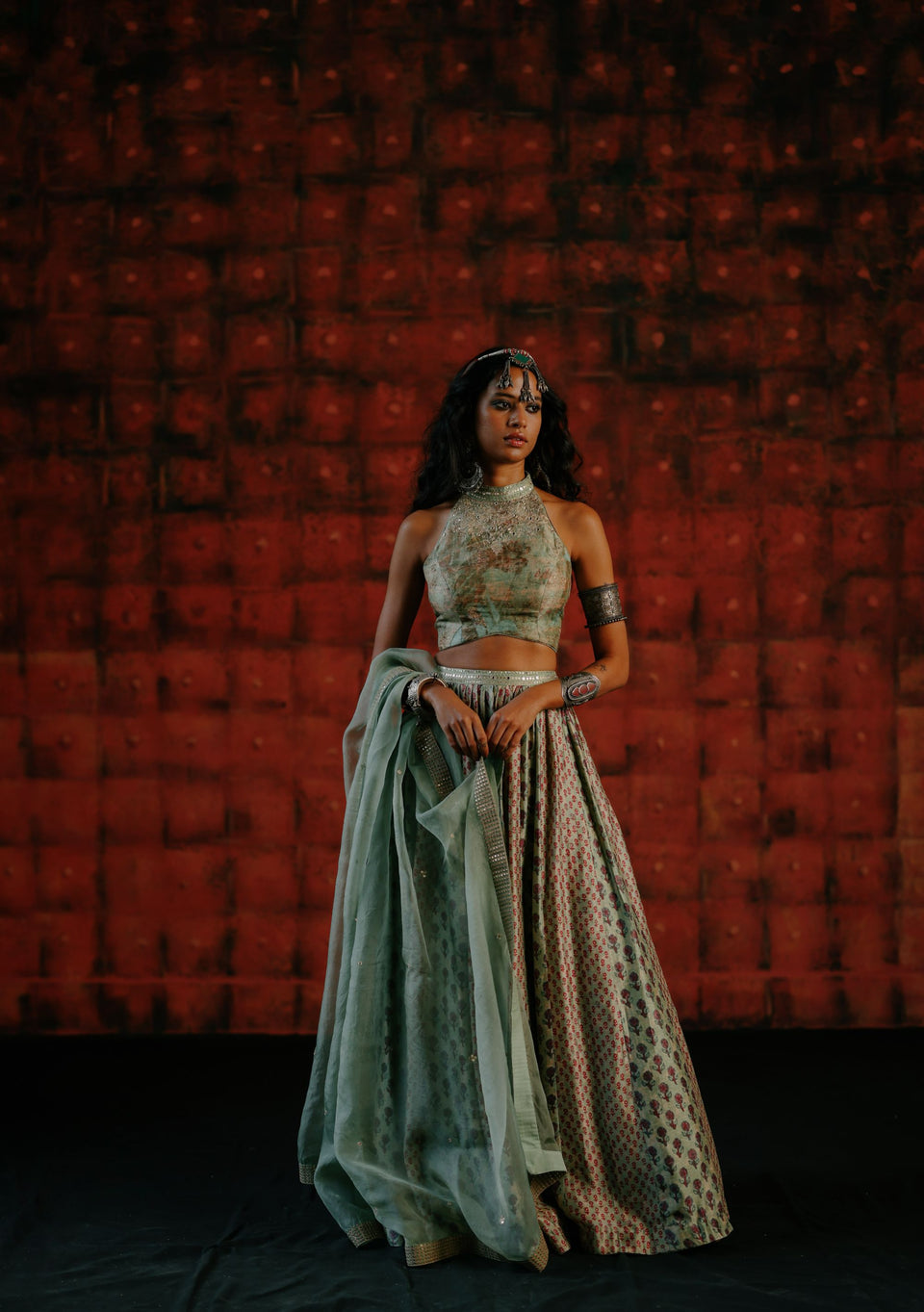 Mint Lehenga - MARKET