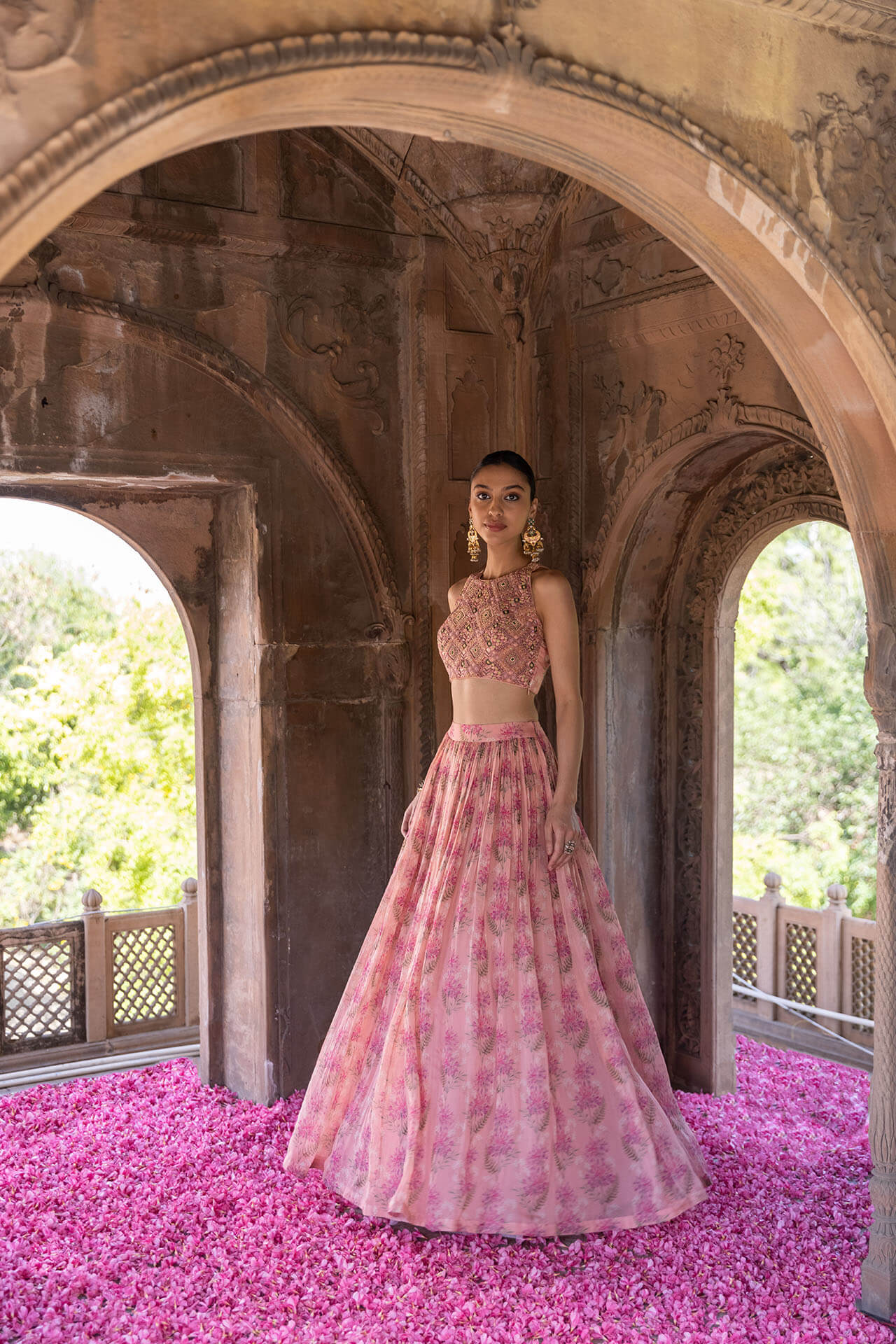 Mystic Pink Lehenga - MARKET