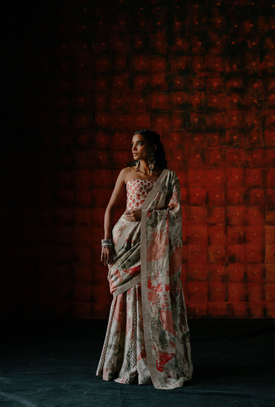 Pearl Pre Draped Saree - MARKET