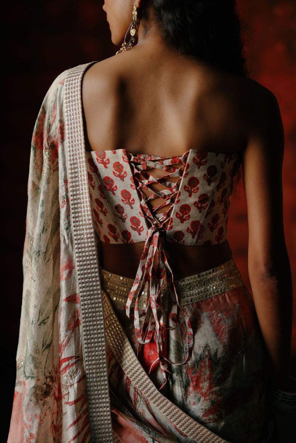 Pearl Pre Draped Saree - MARKET