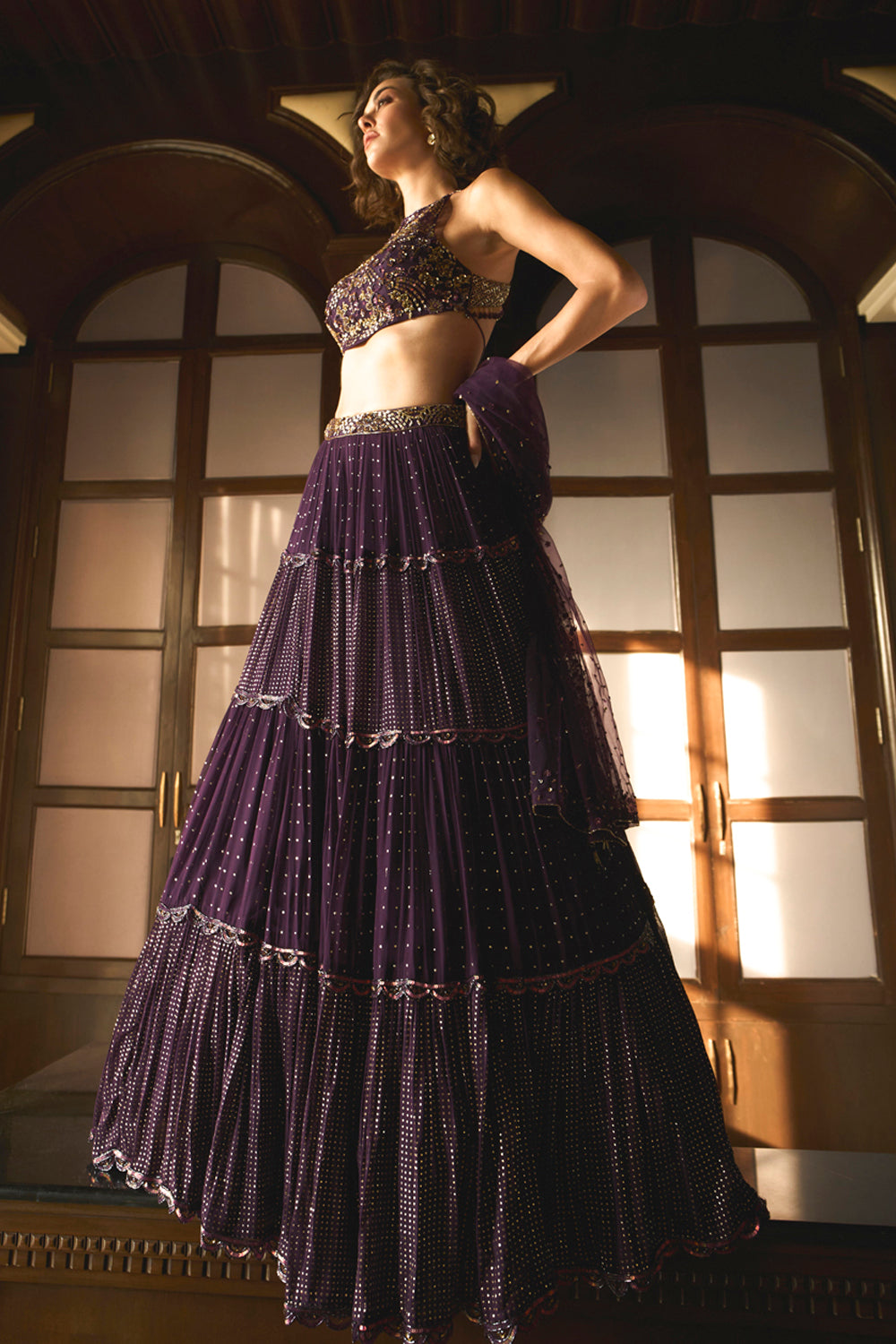 Purple Lehenga - MARKET