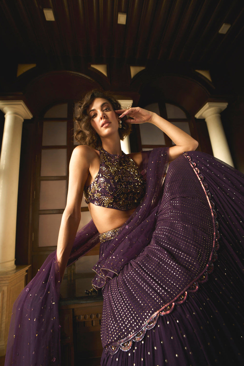 Purple Lehenga - MARKET