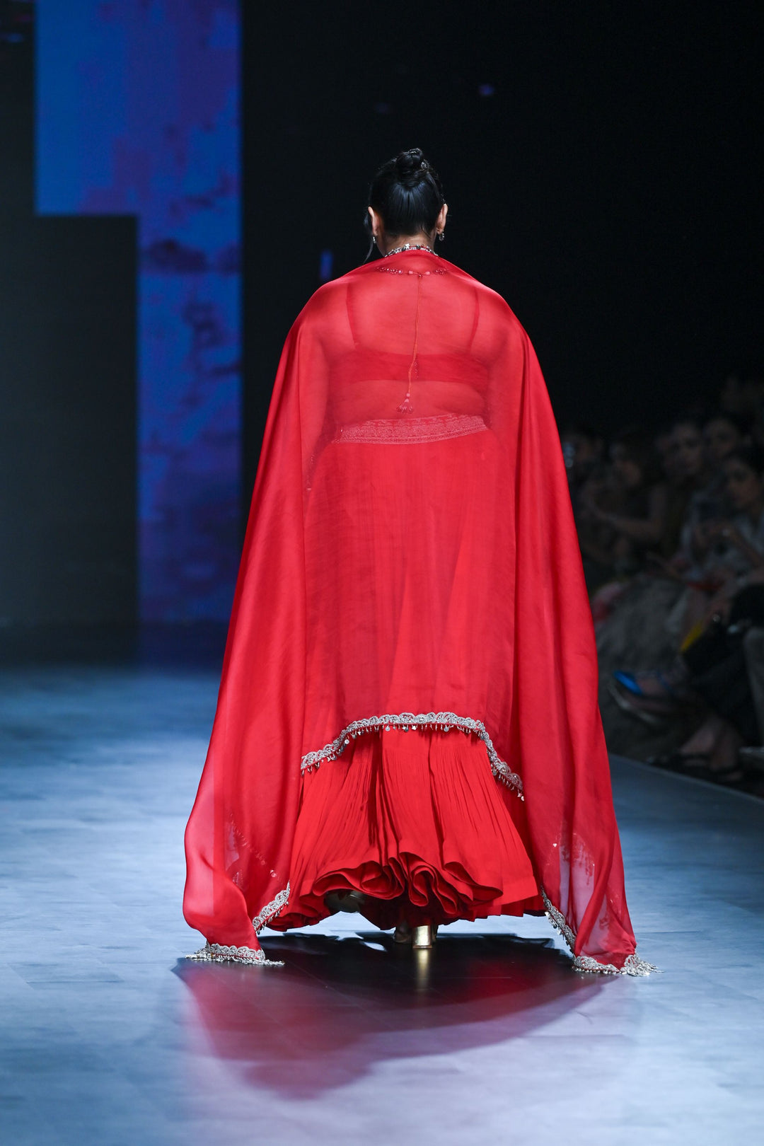 Red Bustier & Sharara Set - MARKET