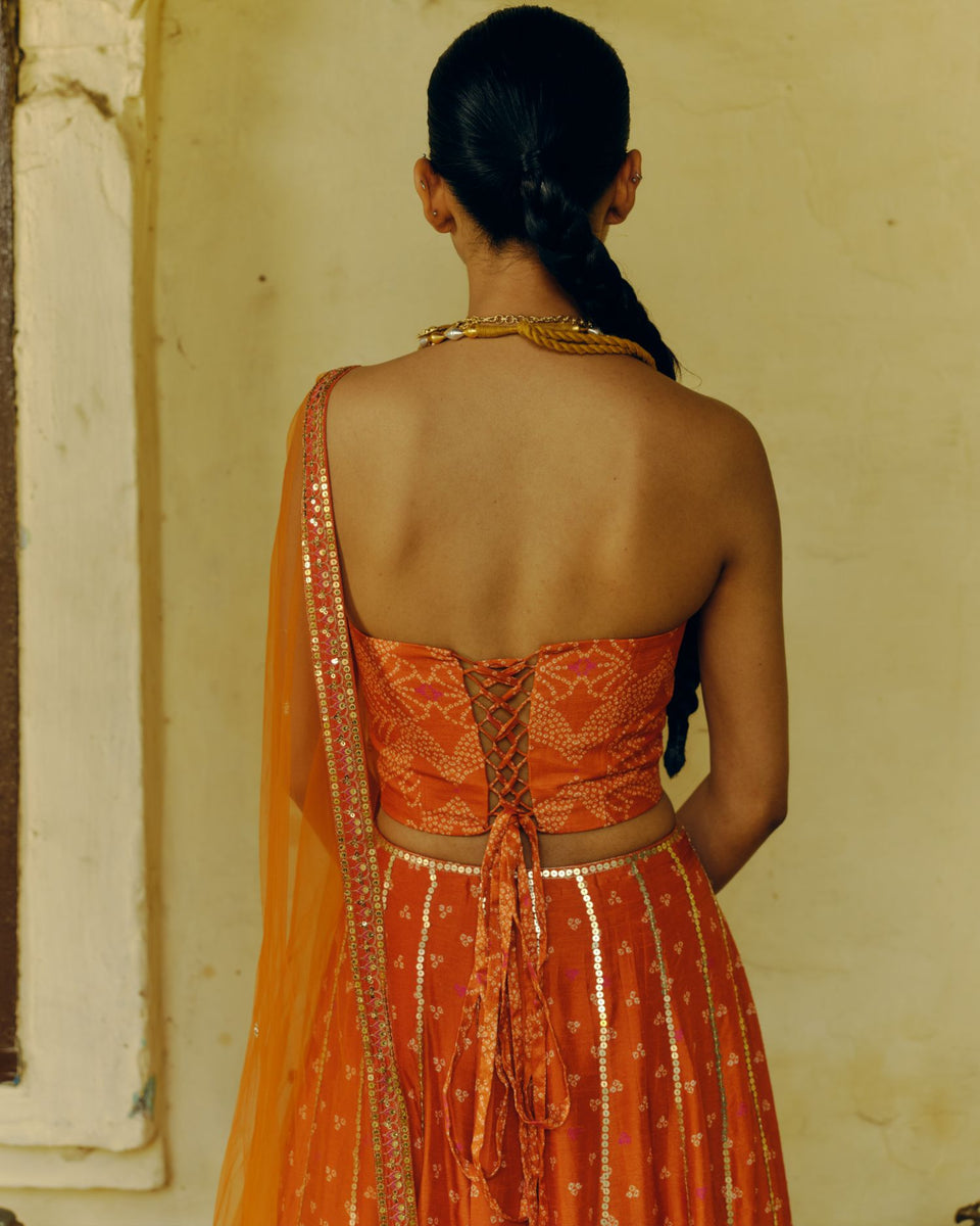 Rust Lehenga | Ready to Ship - MARKET