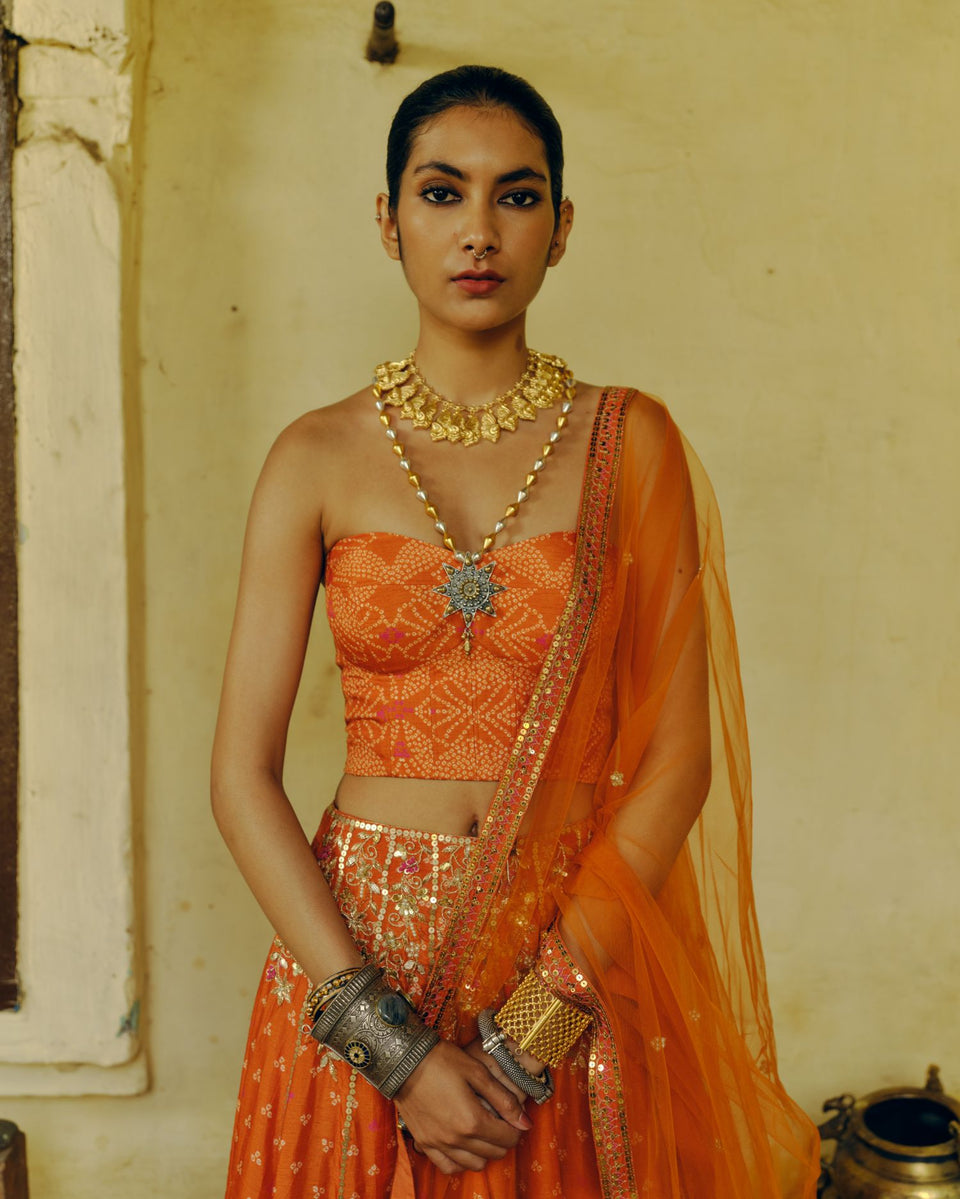 Rust Lehenga | Ready to Ship - MARKET