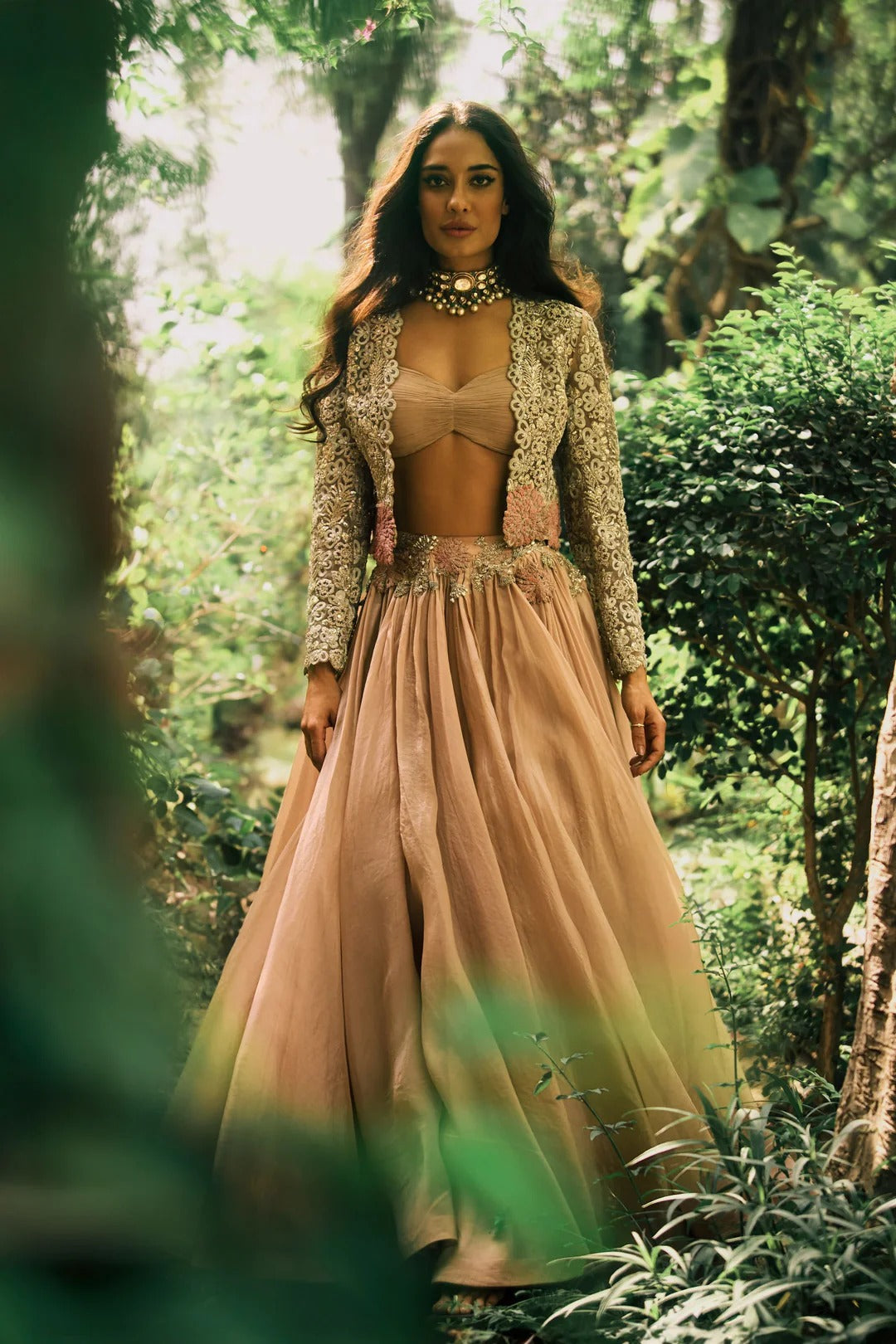 Sandy Nude Lisa Jacket & Skirt Set - MARKET