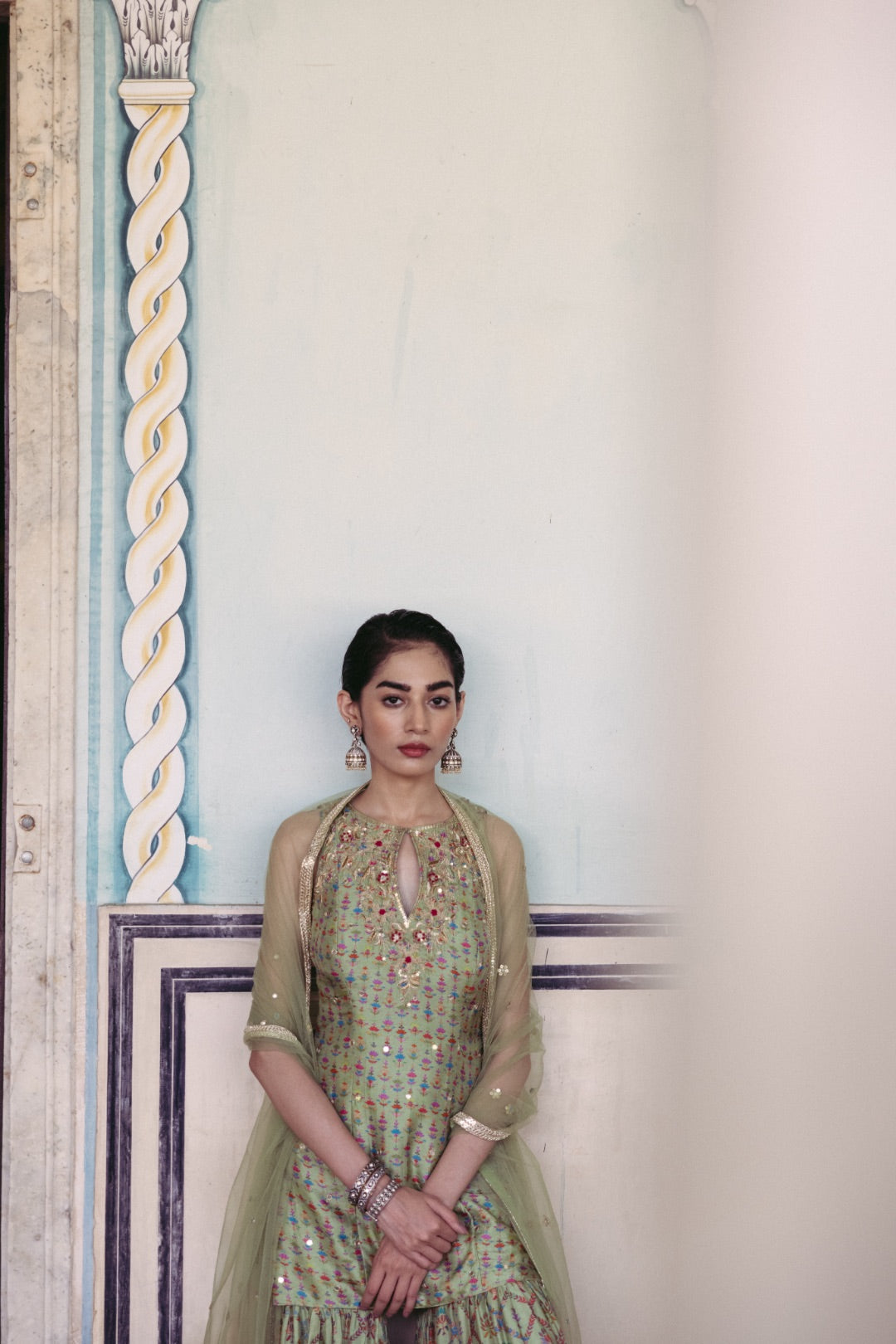 Seafoam Green Sharara | Ready to Ship - MARKET