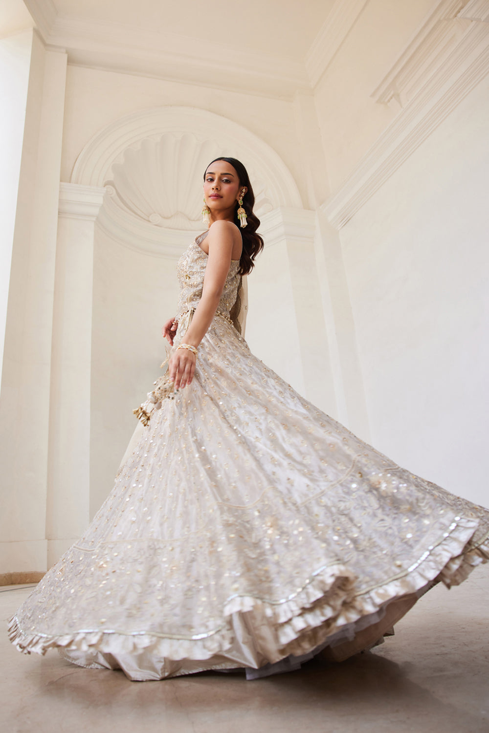 Tissue Lehenga - MARKET