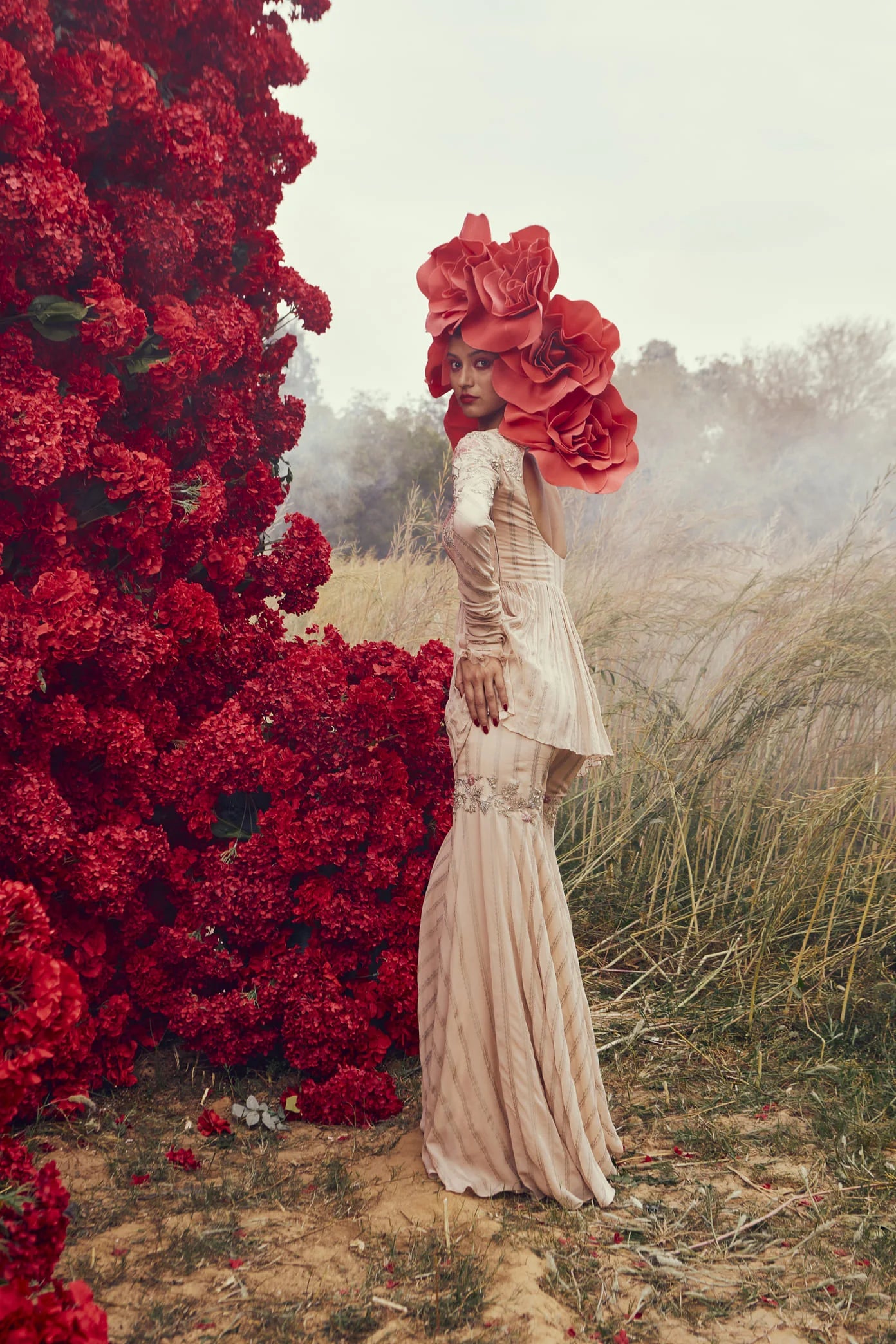 Nurekha Peplum and Sharara Set | Ready to Ship - MARKET