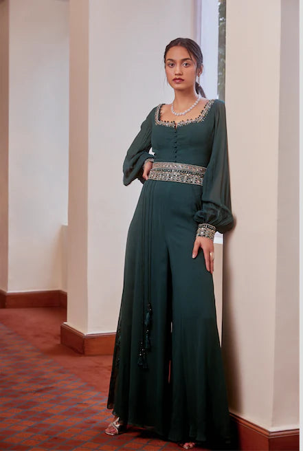 Teal Green Jumpsuit - MARKET