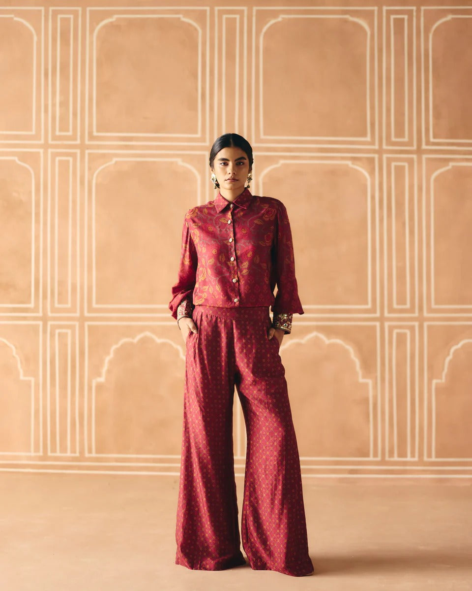 Berry Plum Shirt + Trouser - MARKET