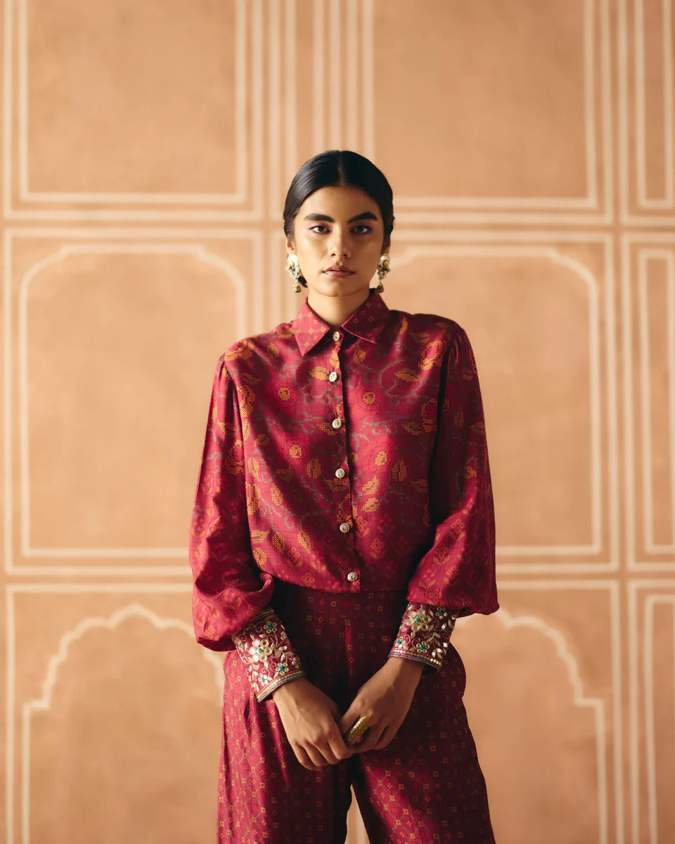 Berry Plum Shirt + Trouser - MARKET