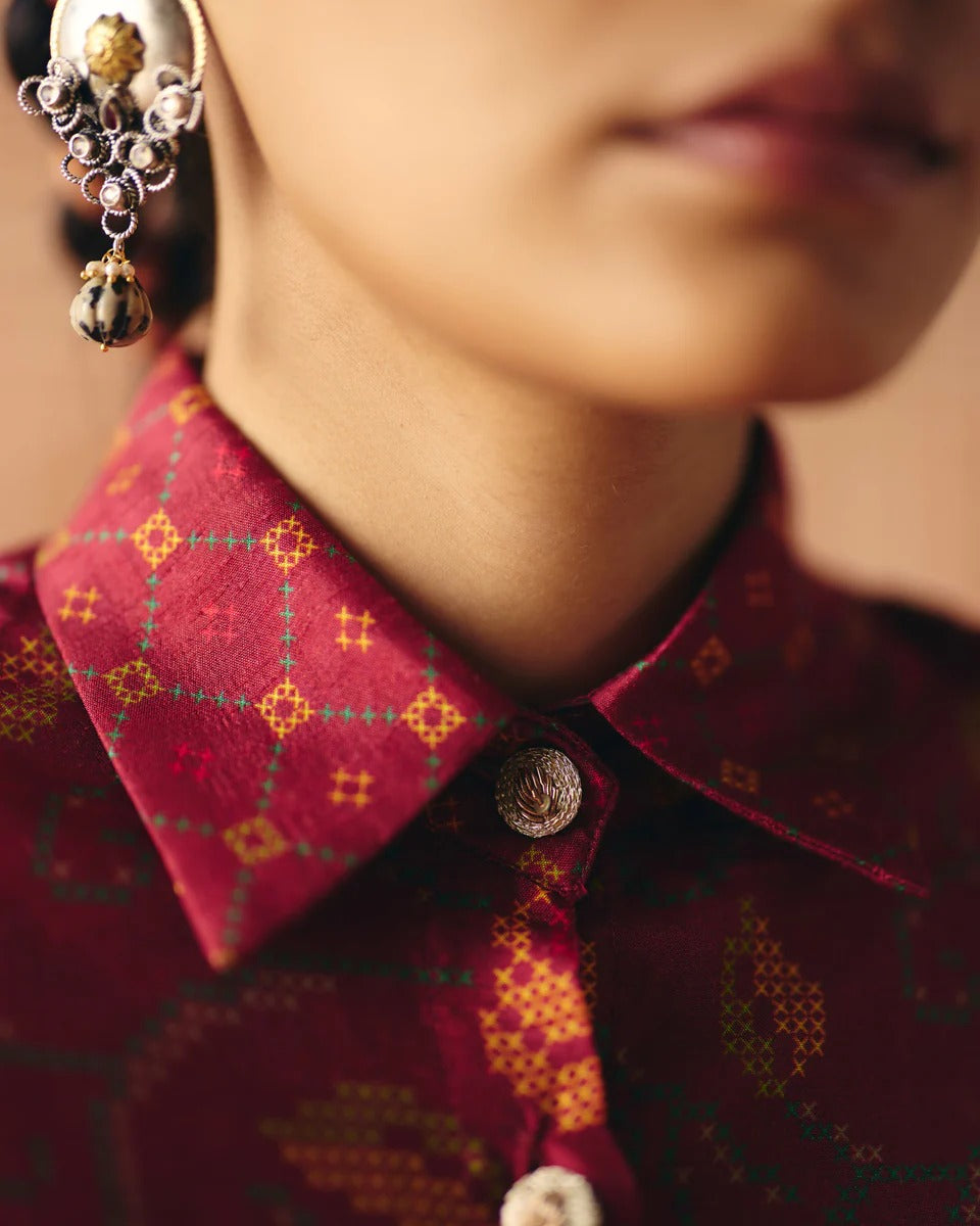 Berry Plum Shirt + Trouser - MARKET