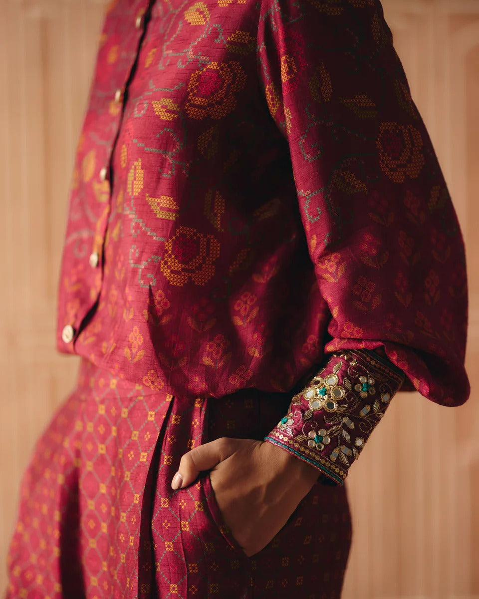 Berry Plum Shirt + Trouser - MARKET