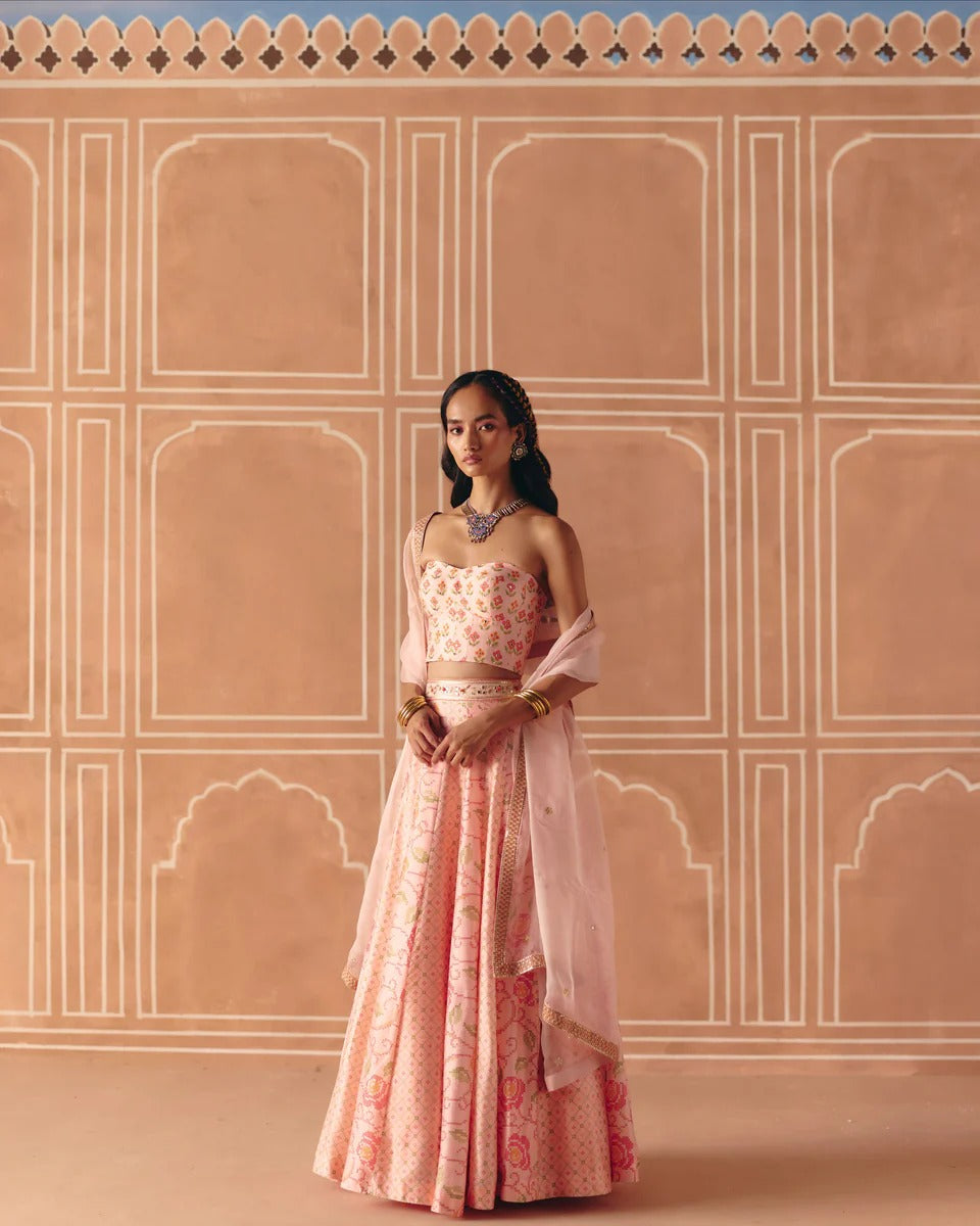 Blush Pink Lehenga - MARKET
