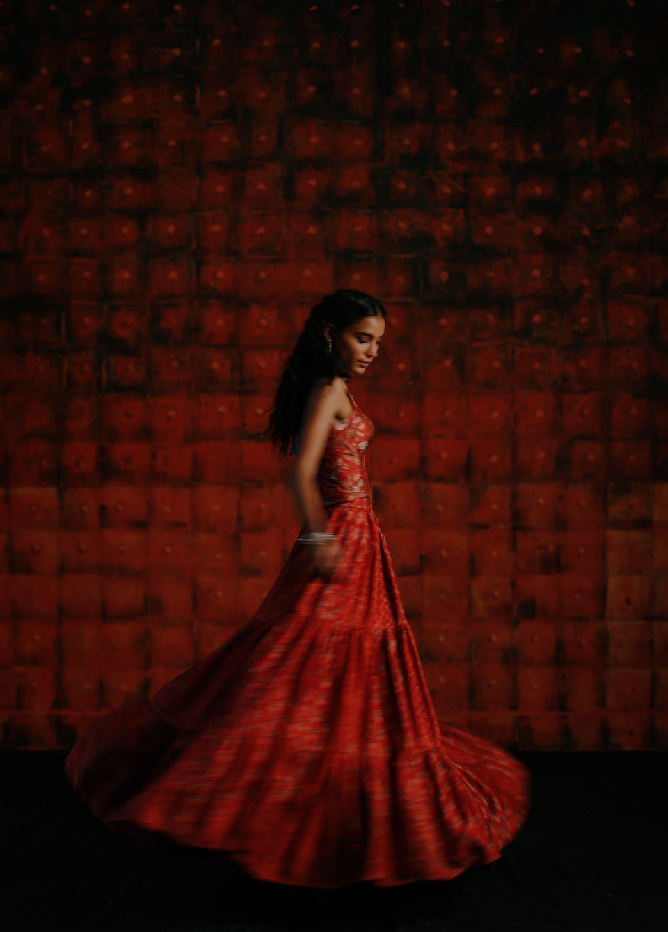 Brick Red Skirt Co-Ord Set - MARKET