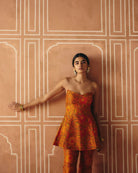 Burnt Orange Peplum Co-ord - MARKET