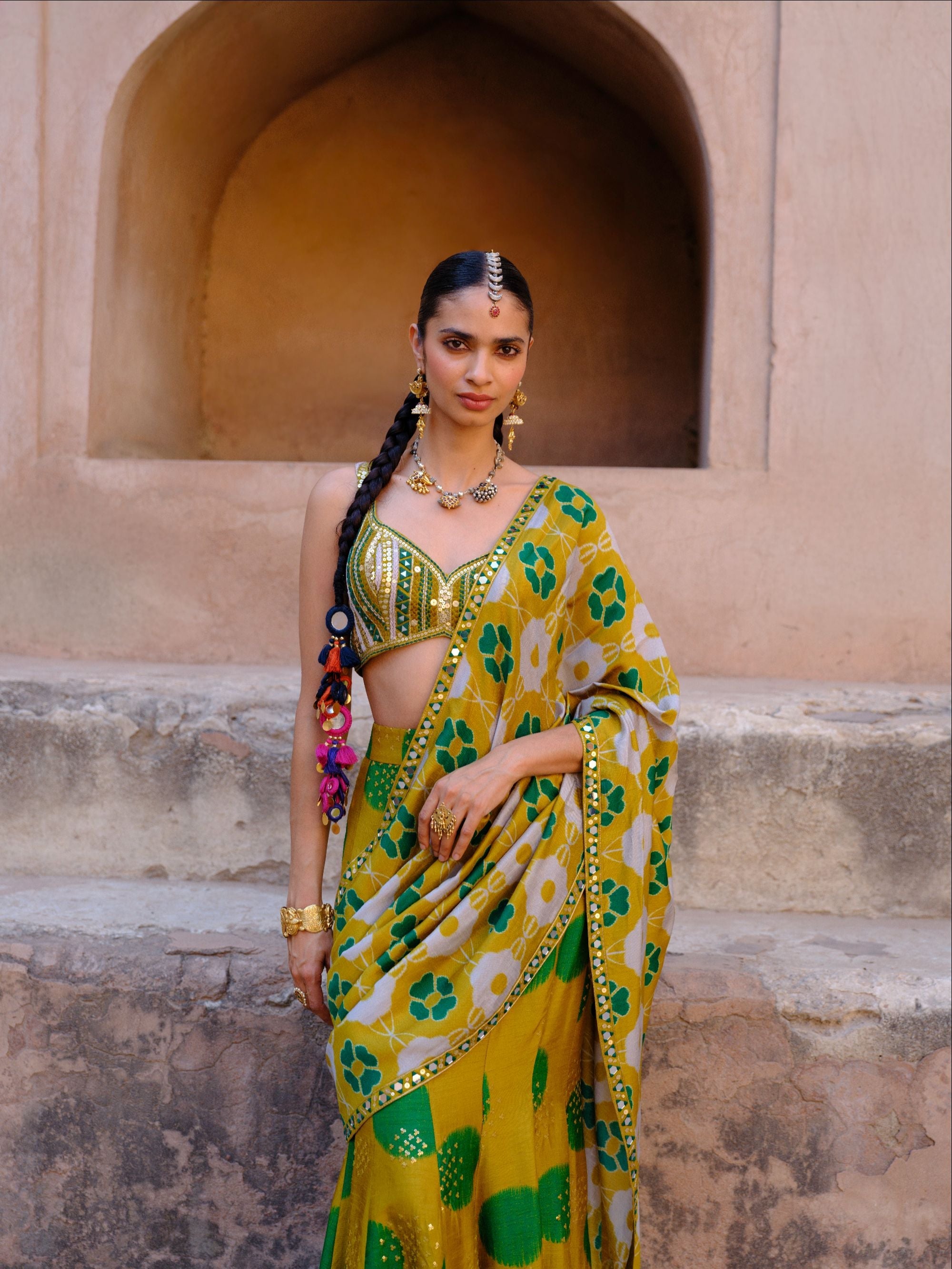 Tara Pre Draped Saree - MARKET