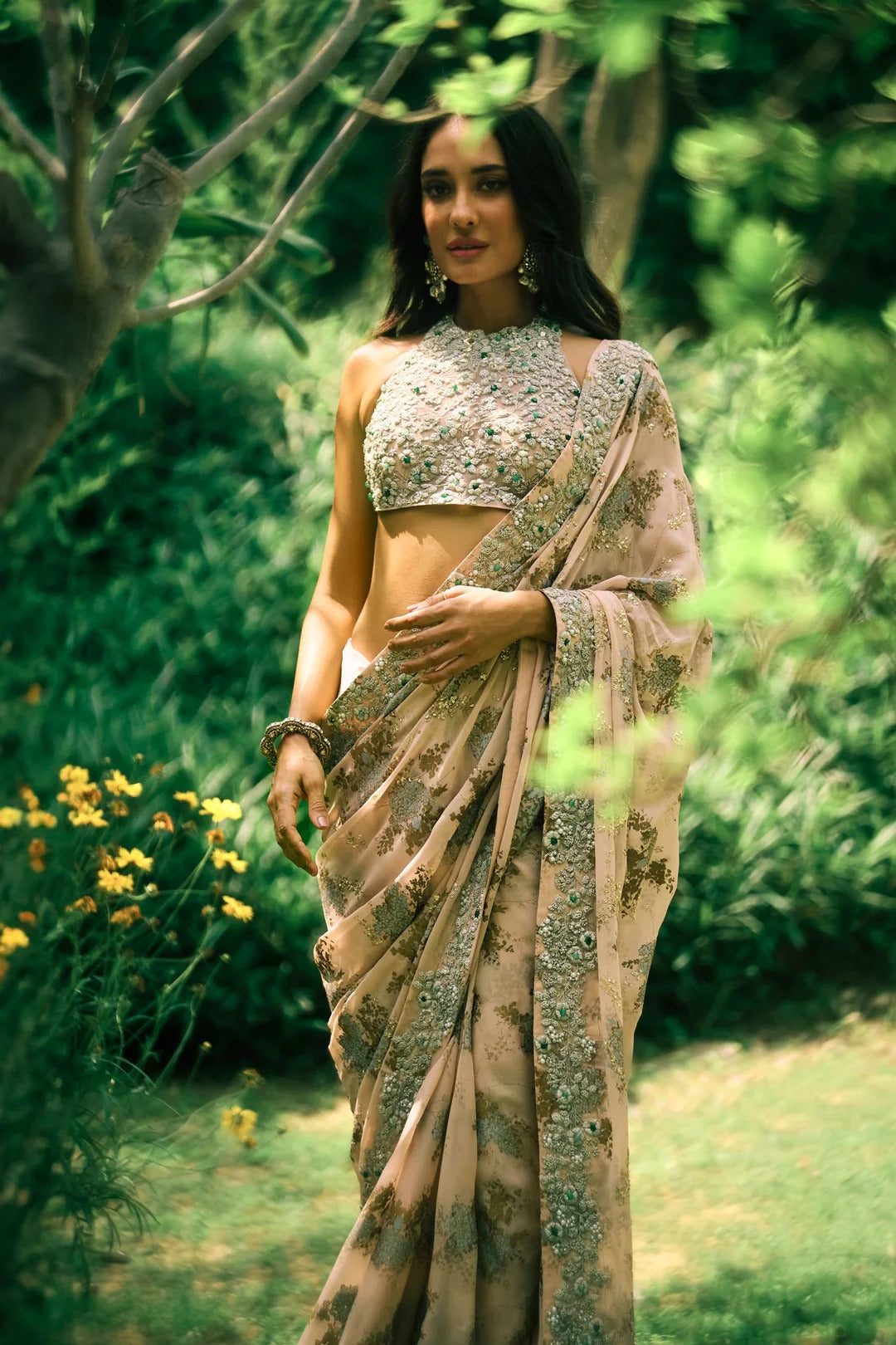Dusty Pink Lisa Saree - MARKET