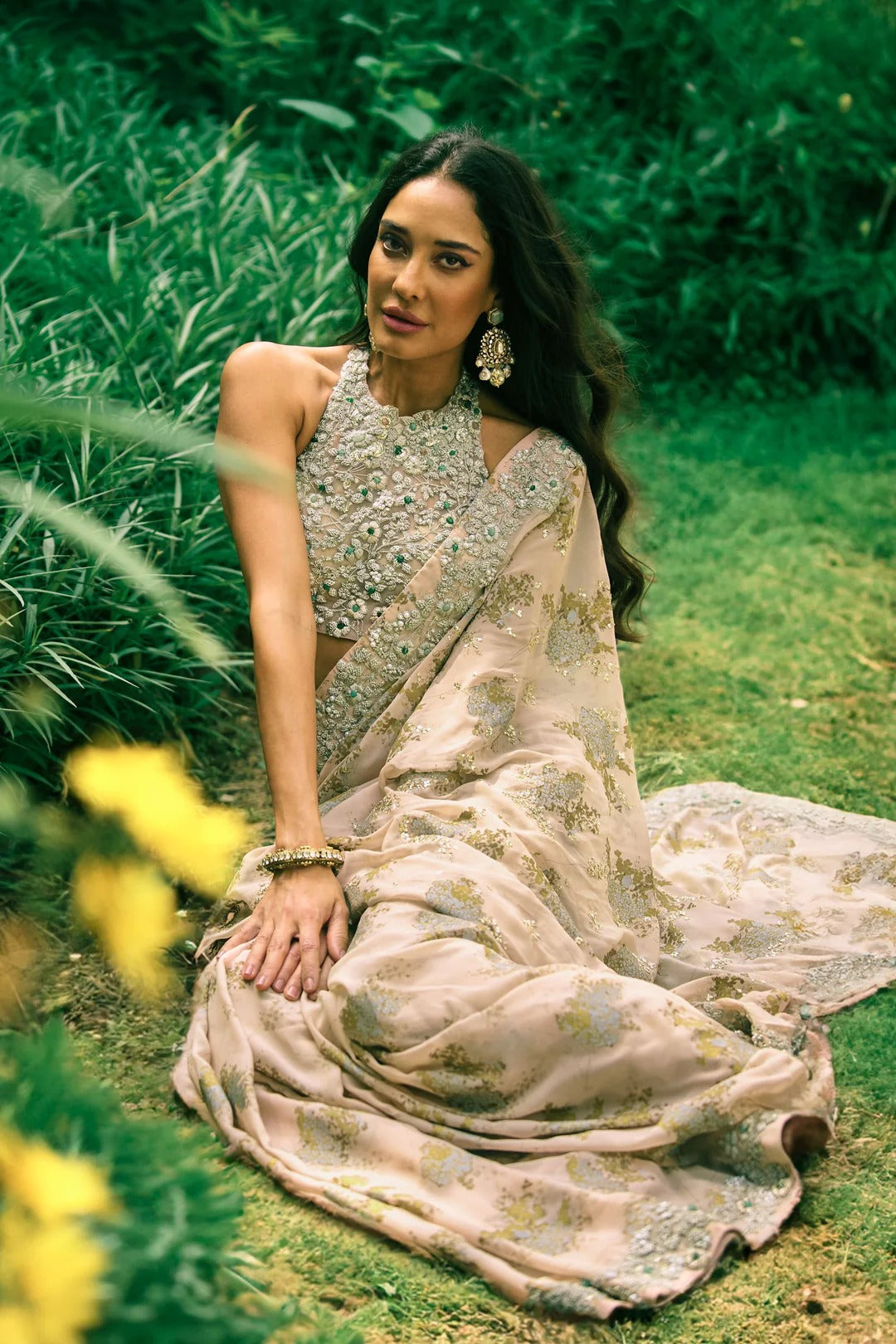 Dusty Pink Lisa Saree - MARKET