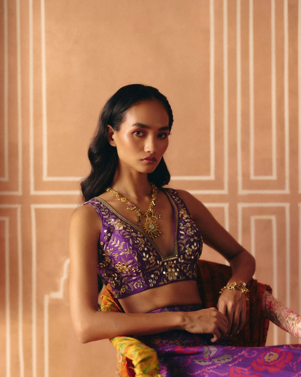 Imperial Violet Crop Top + Pants - MARKET