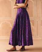 Imperial Violet Corset Co-ord - MARKET