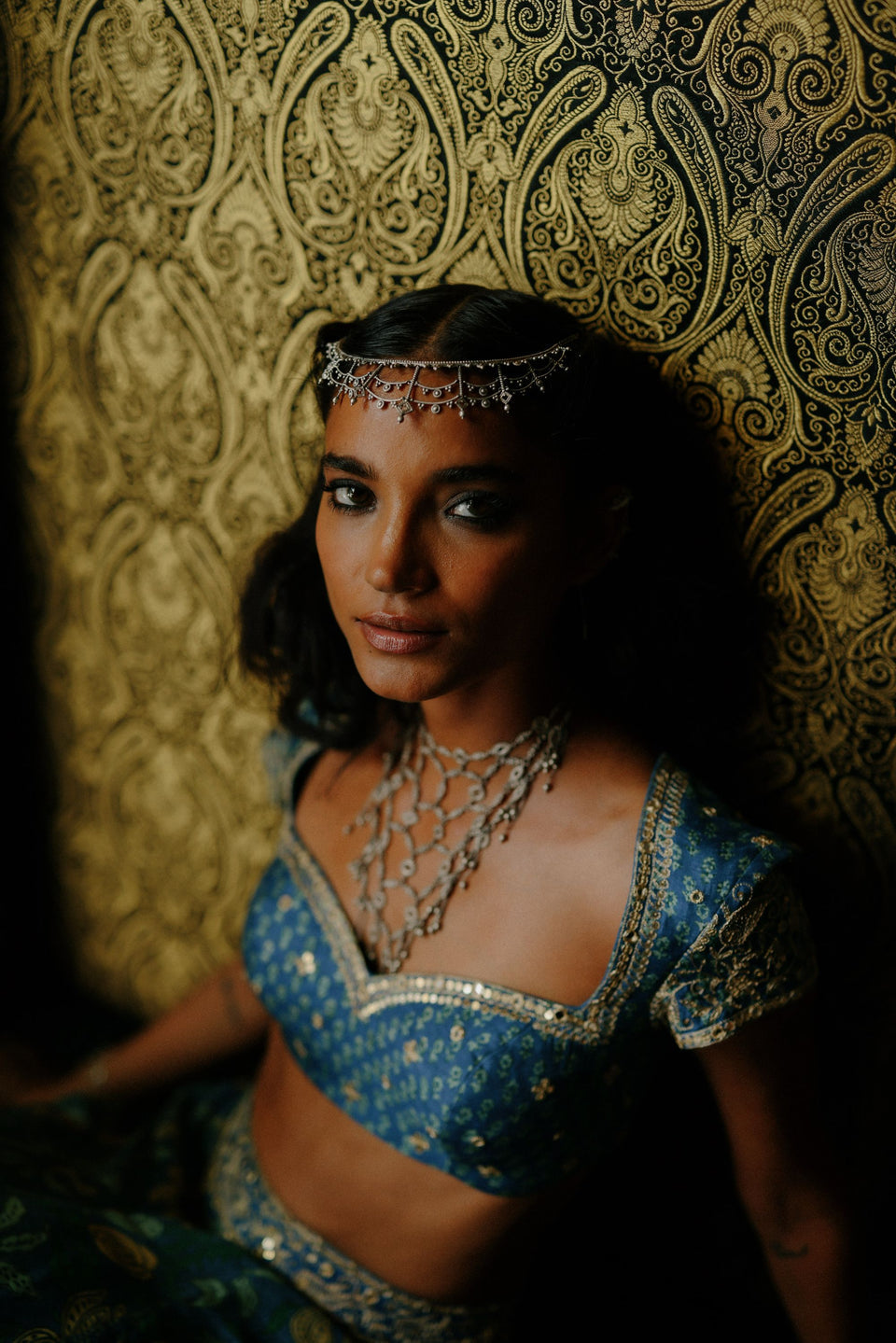 Indigo Lehenga - MARKET