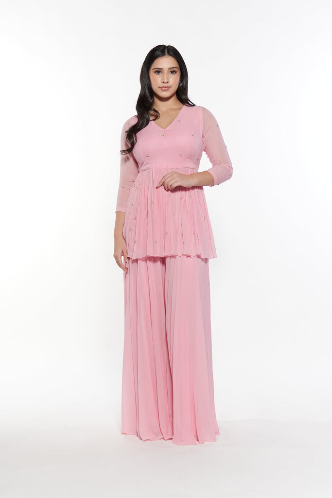 Wonder Peplum Sharara | Ready to Ship - MARKET