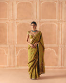 Parrot Green Saree - MARKET