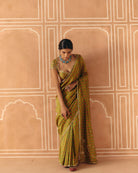Parrot Green Saree - MARKET