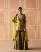 Parrot Green Sharara - MARKET