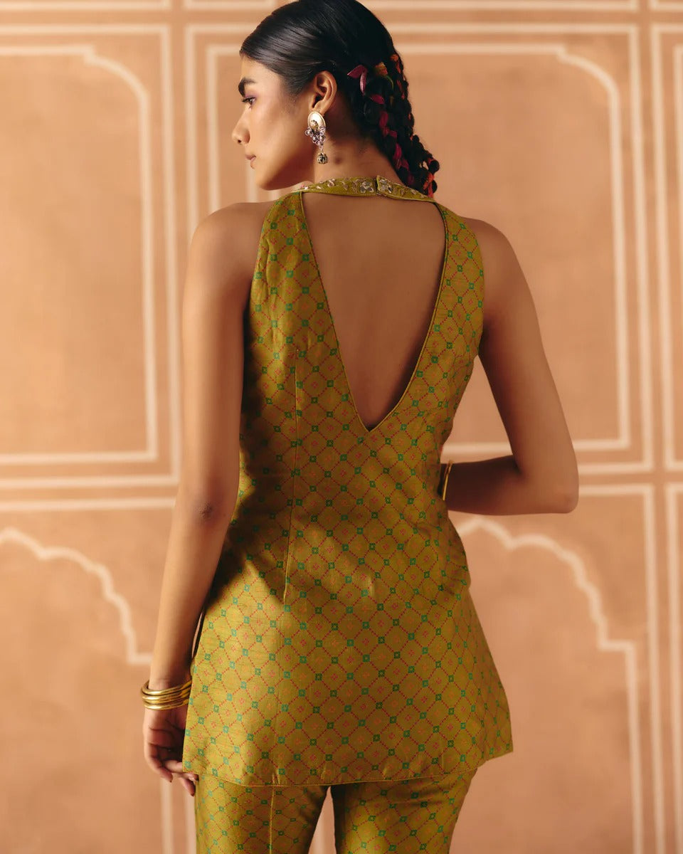 Parrot Green Tunic Set - MARKET