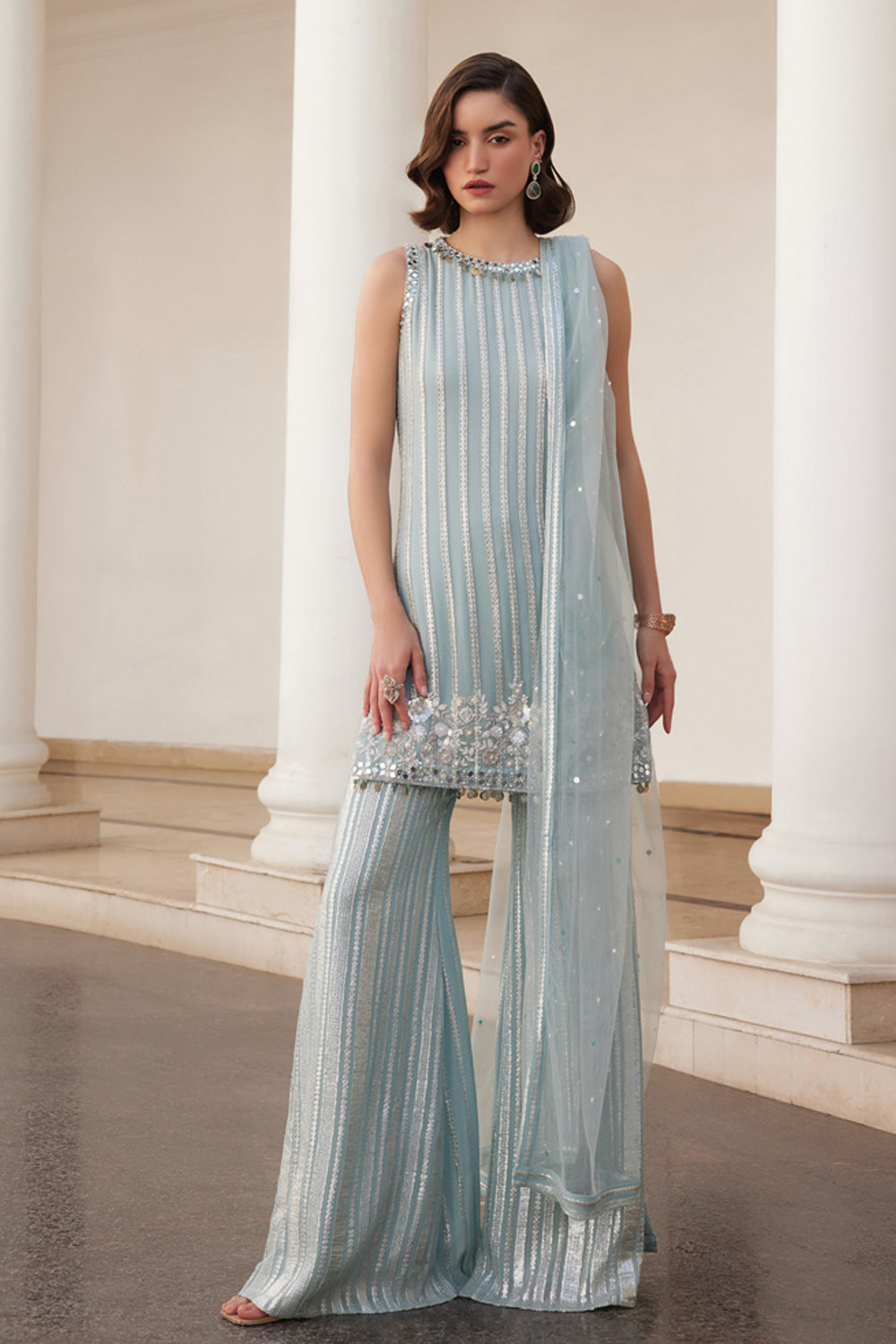 Powder Blue Kurta - MARKET