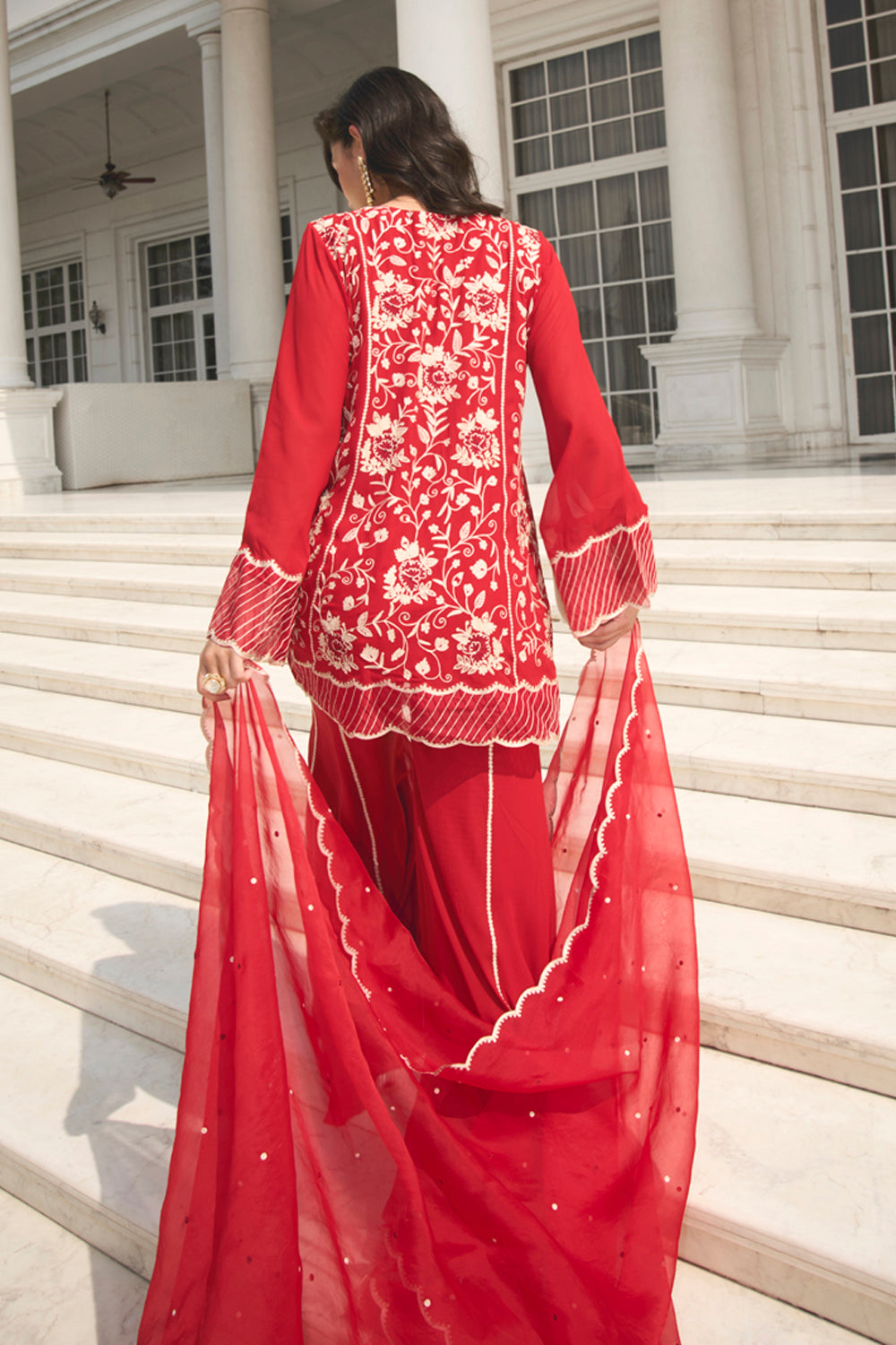 Red Kurta Set - MARKET