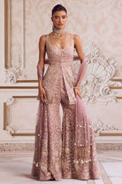 Champagne Rose Peplum Set - MARKET
